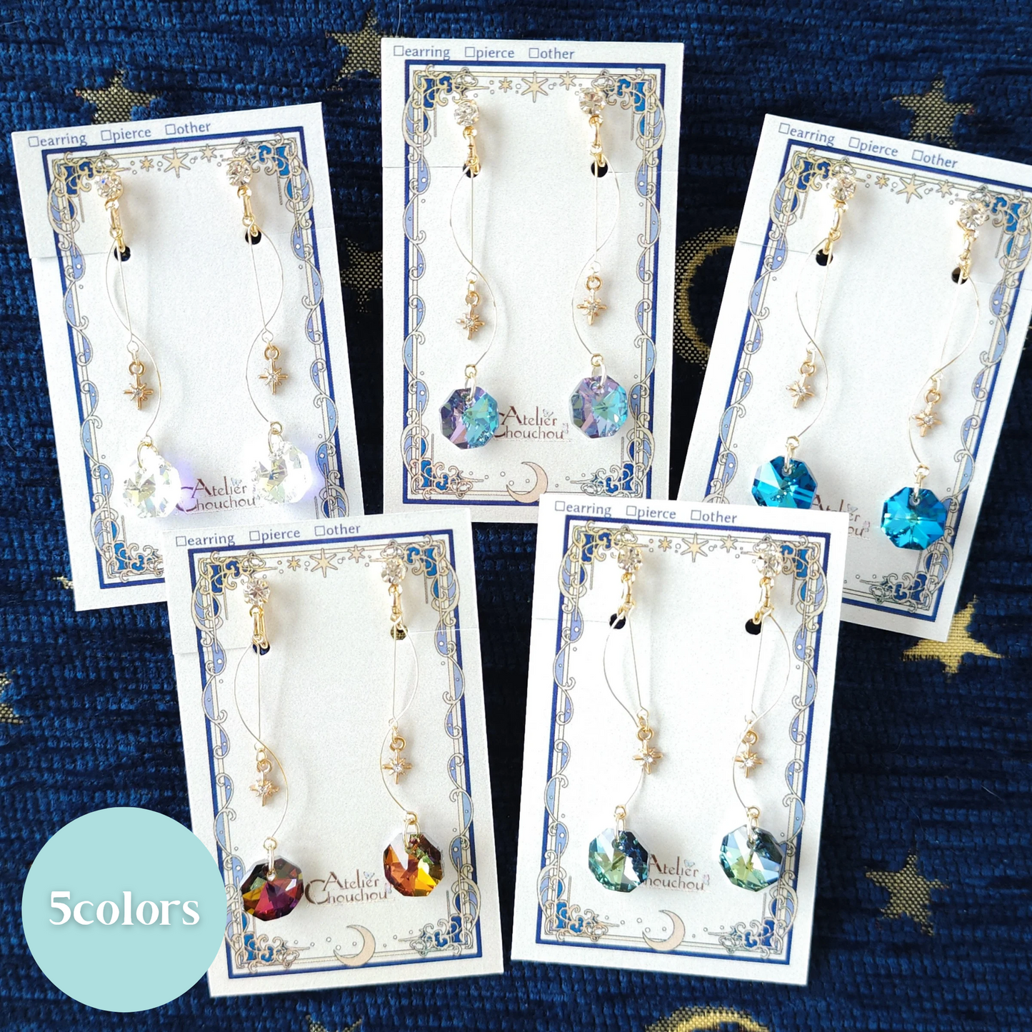 1粒の煌めきイヤリング＆ピアス