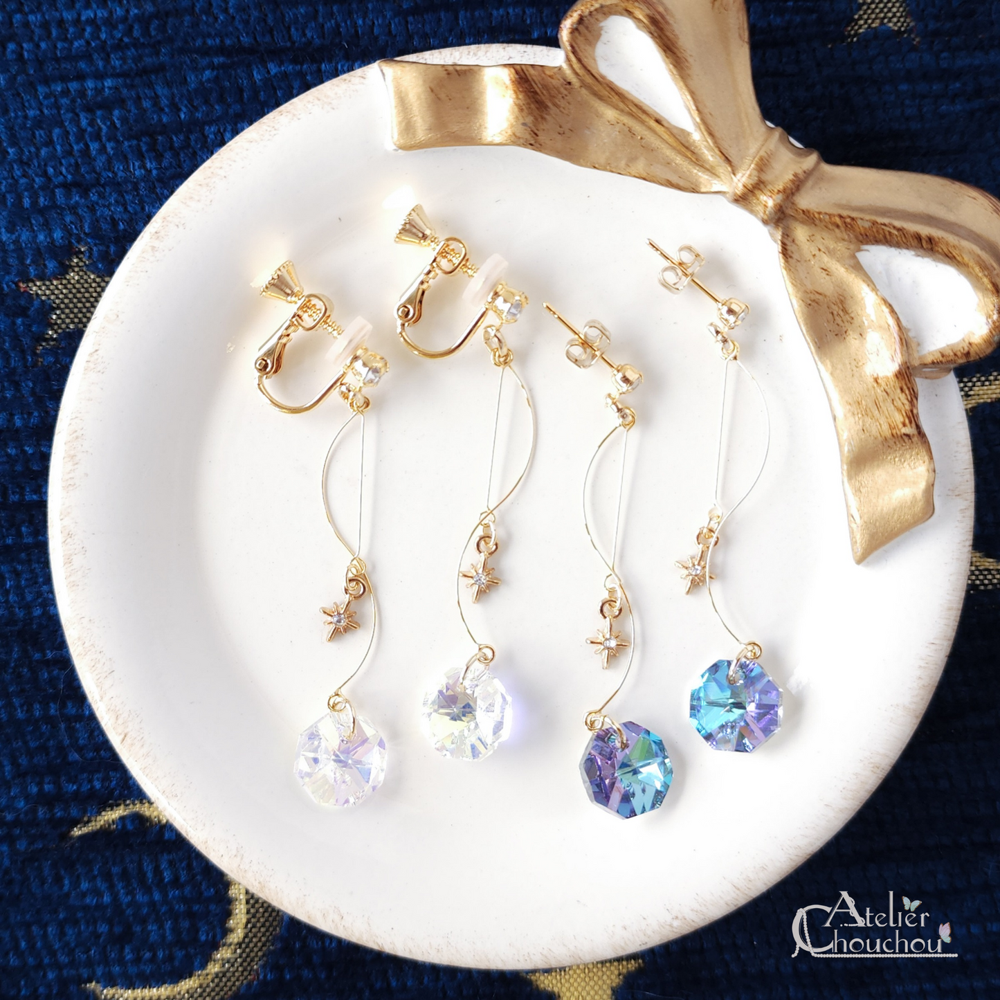 1粒の煌めきイヤリング＆ピアス