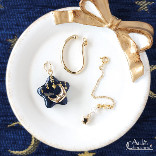 ぷっくりエトワールイヤーフック