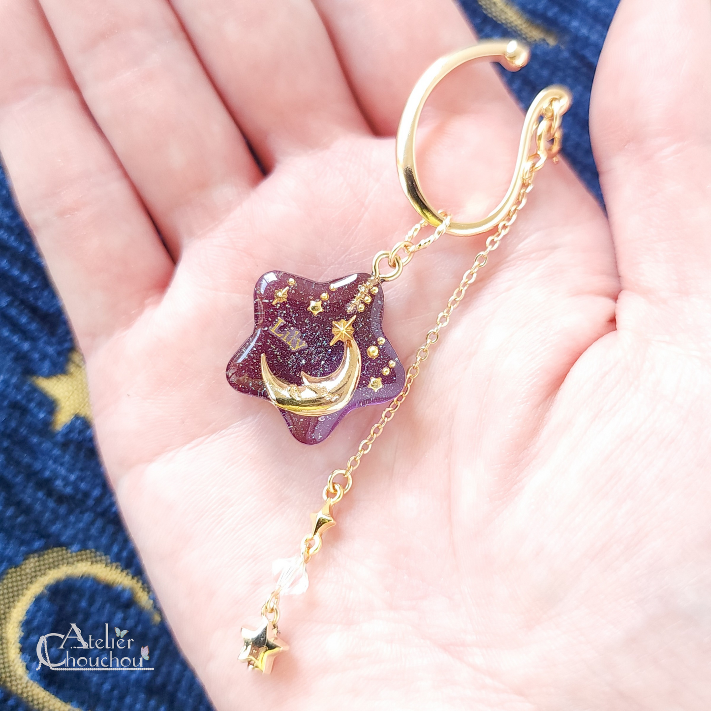 ぷっくりエトワールイヤーフック