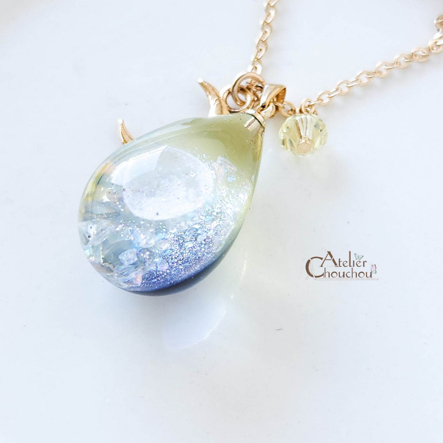 【宙フェス限定】gradation drop《月夜》ネックレス