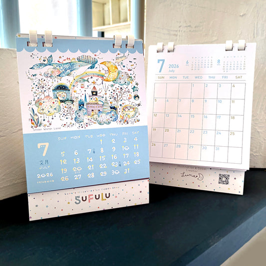 Lu*nyan 2026年卓上エコリングカレンダー