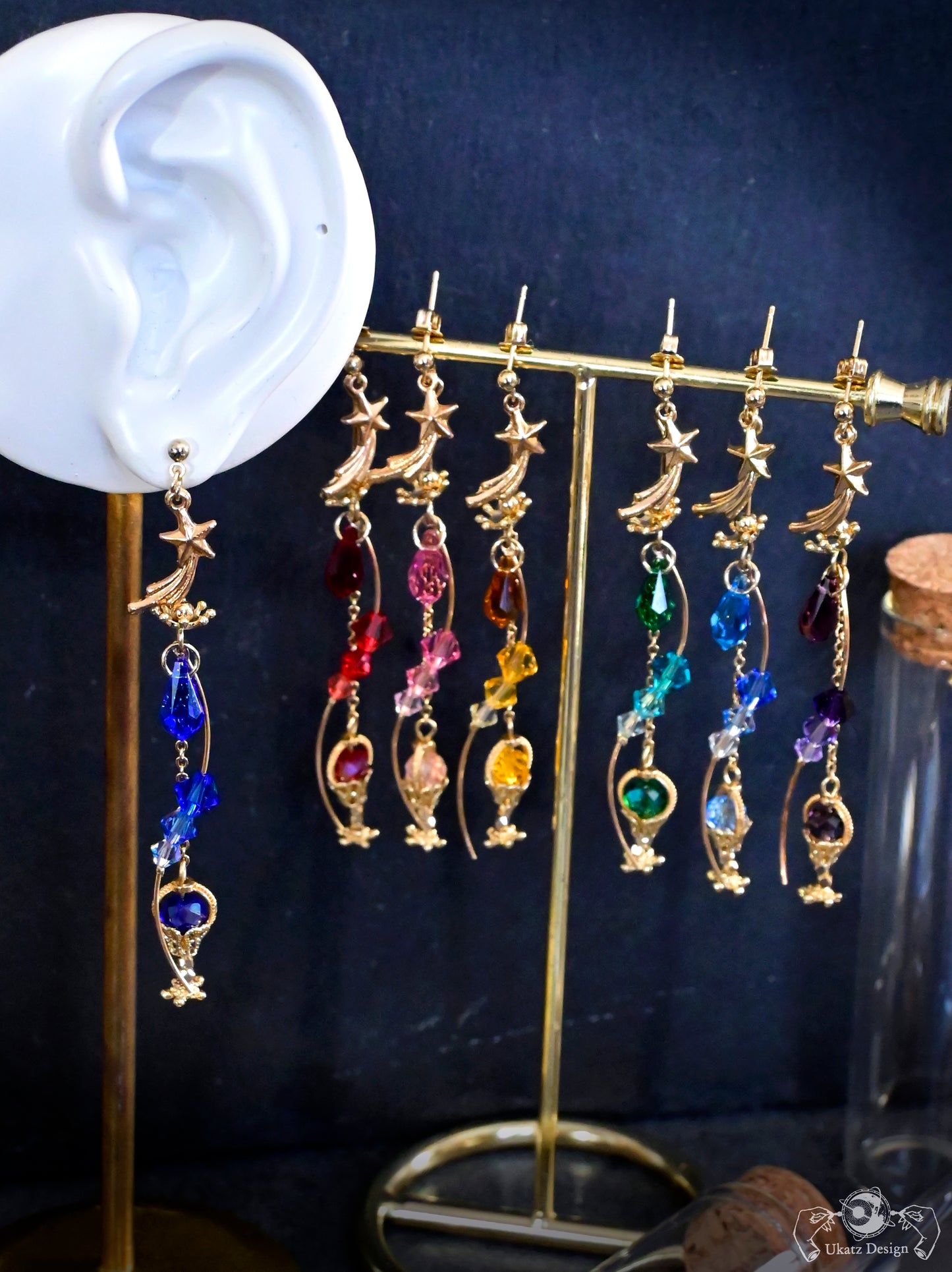 【ランダム】「流星の願いカクテル」コレクション 片耳ピアス／イヤリング