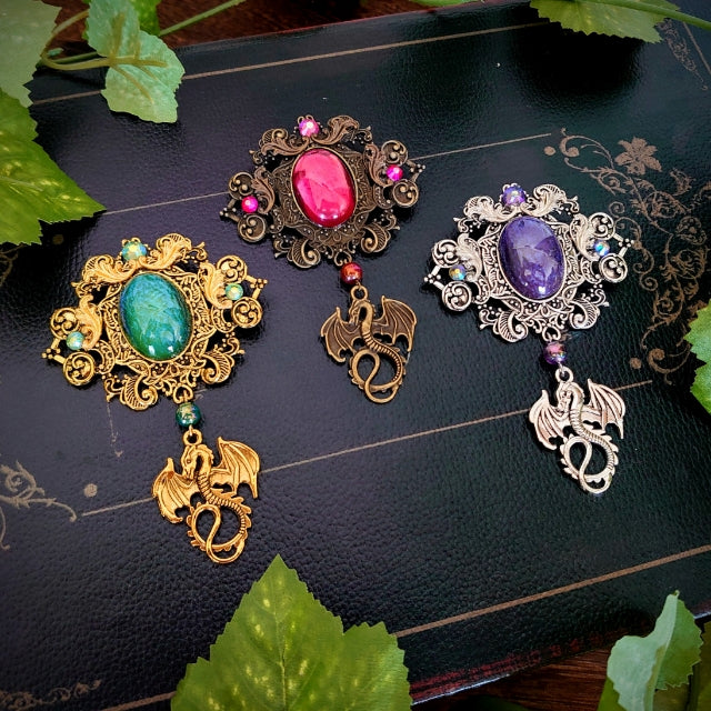 竜騎士の紋章ブローチ