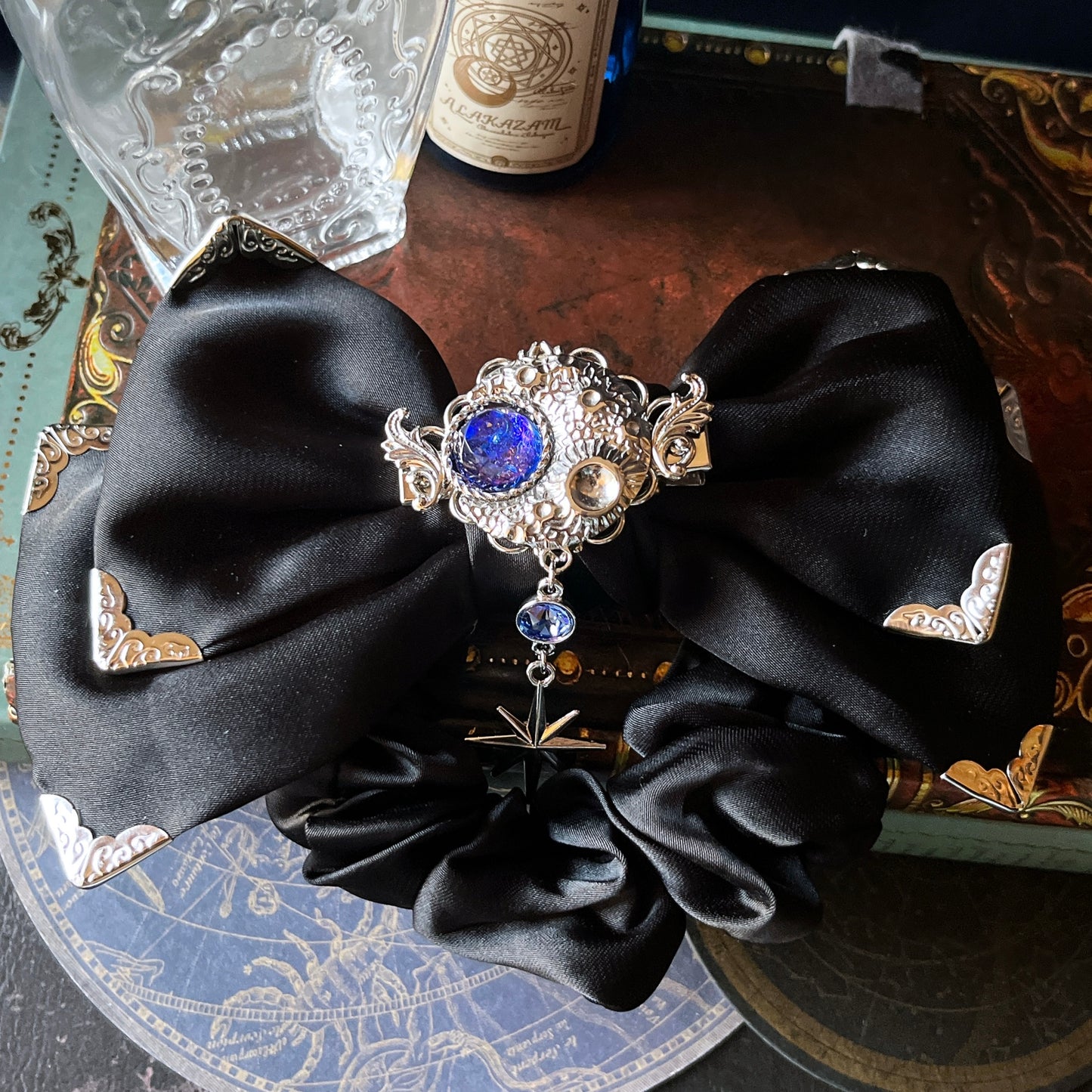 月夜露のリボンシュシュ