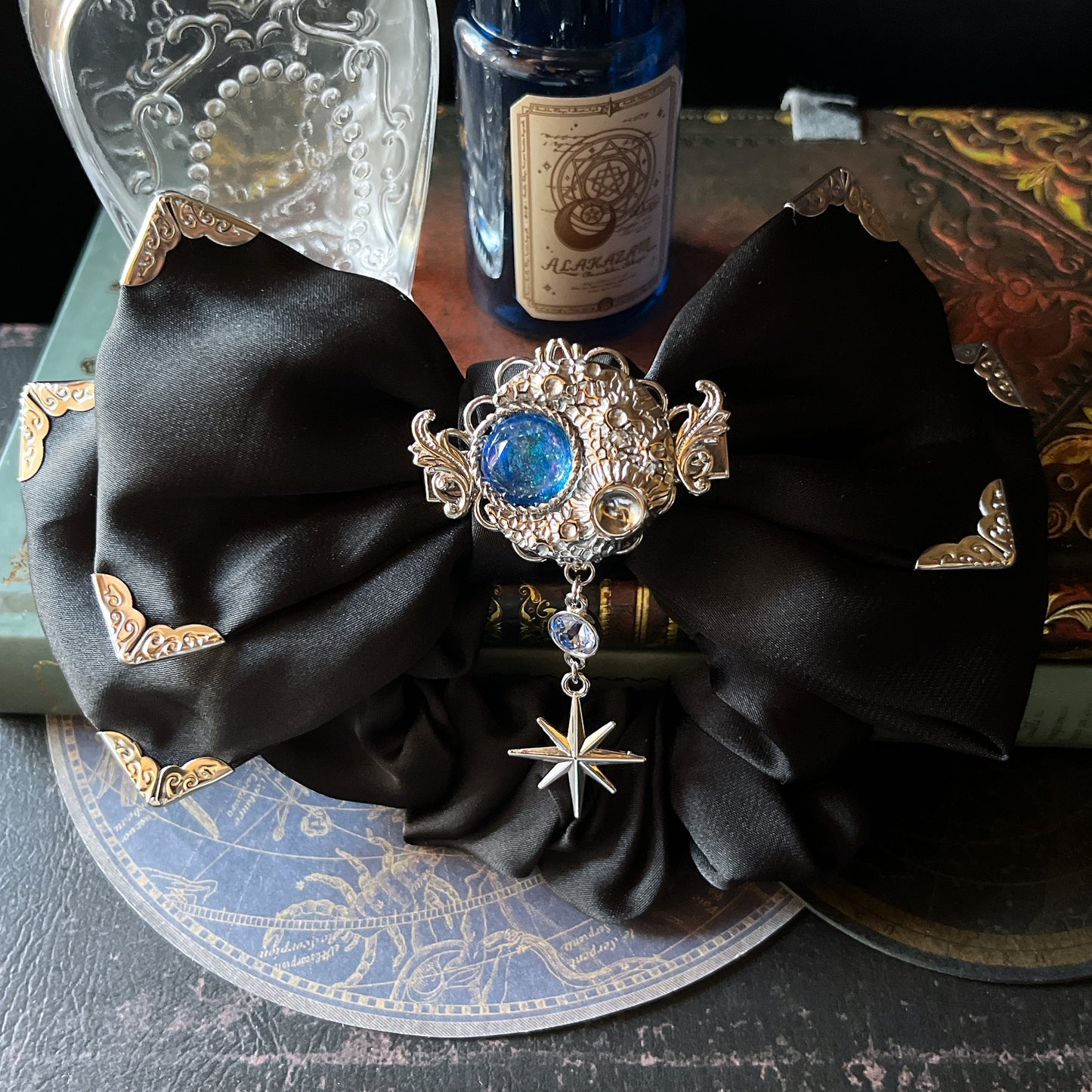 月夜露のリボンシュシュ