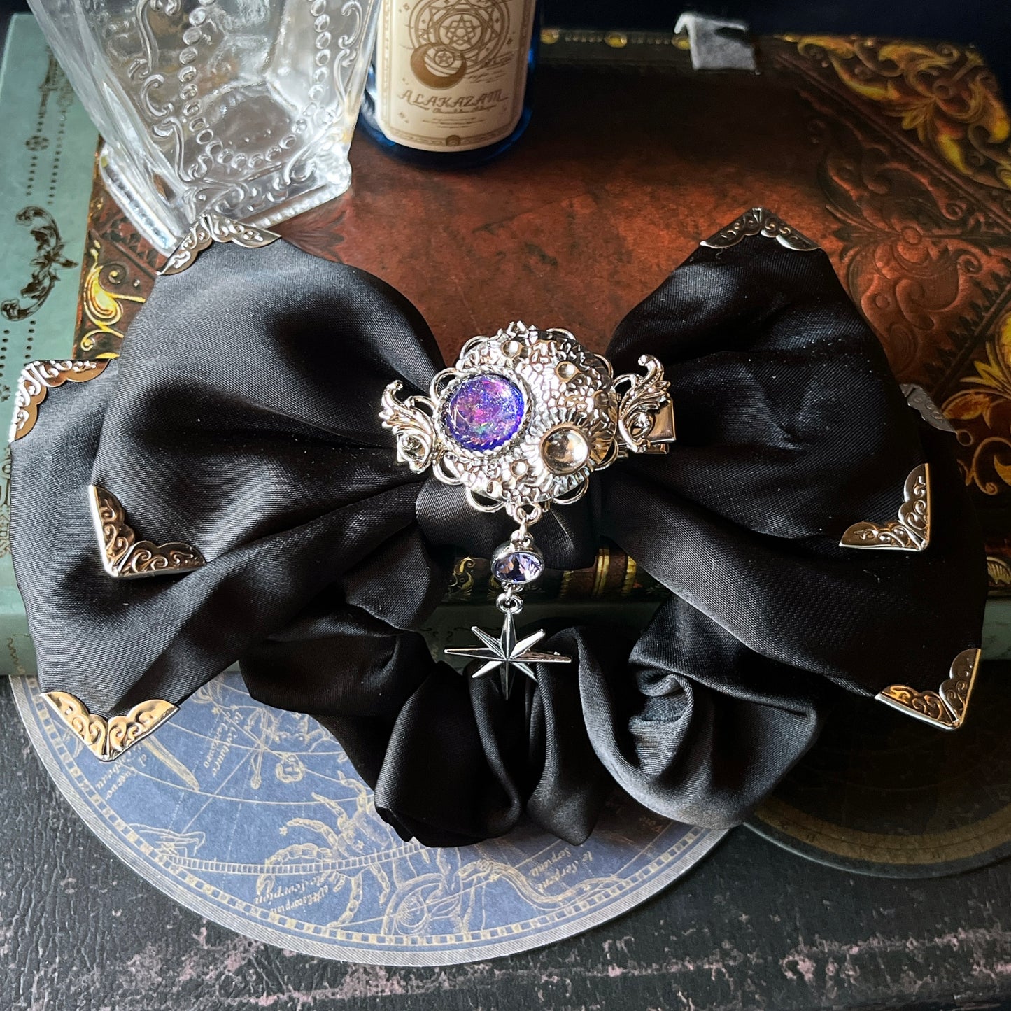 月夜露のリボンシュシュ