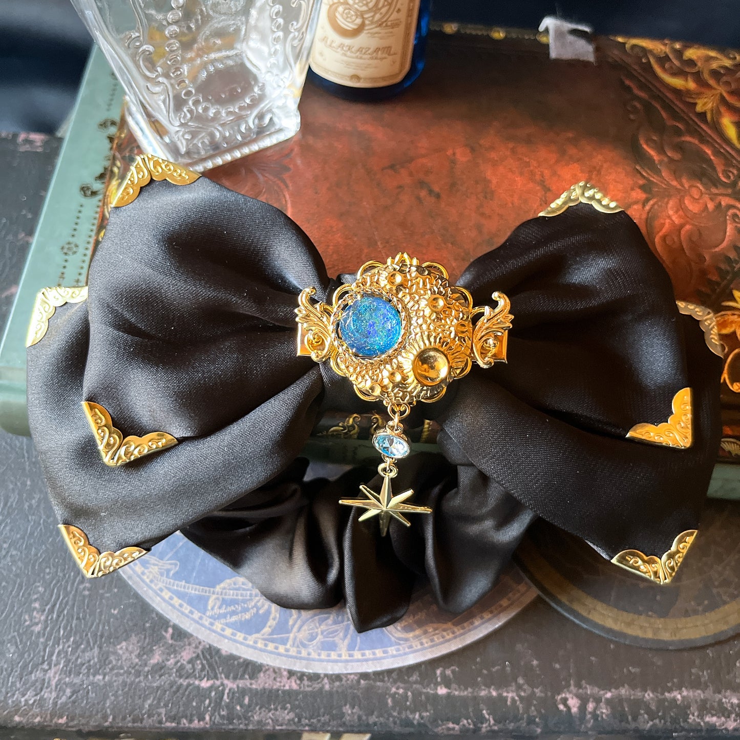 月夜露のリボンシュシュ