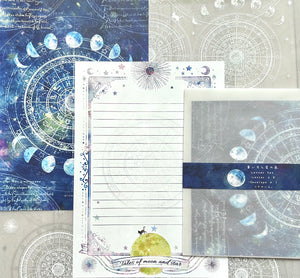 蒼月様 專用ページ レターセット＊蒼い月と星の夜 – 宙フェス夜市
