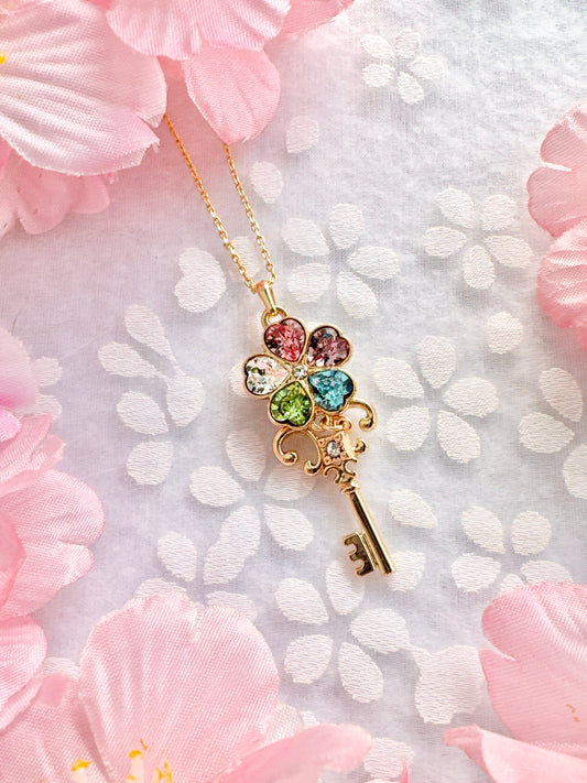 Sakura Prism　Keyペンダント/ヘアクリップ/リング