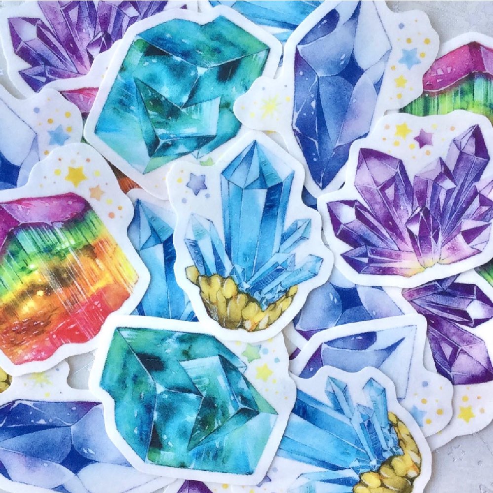 フレークシール＊からふる鉱石