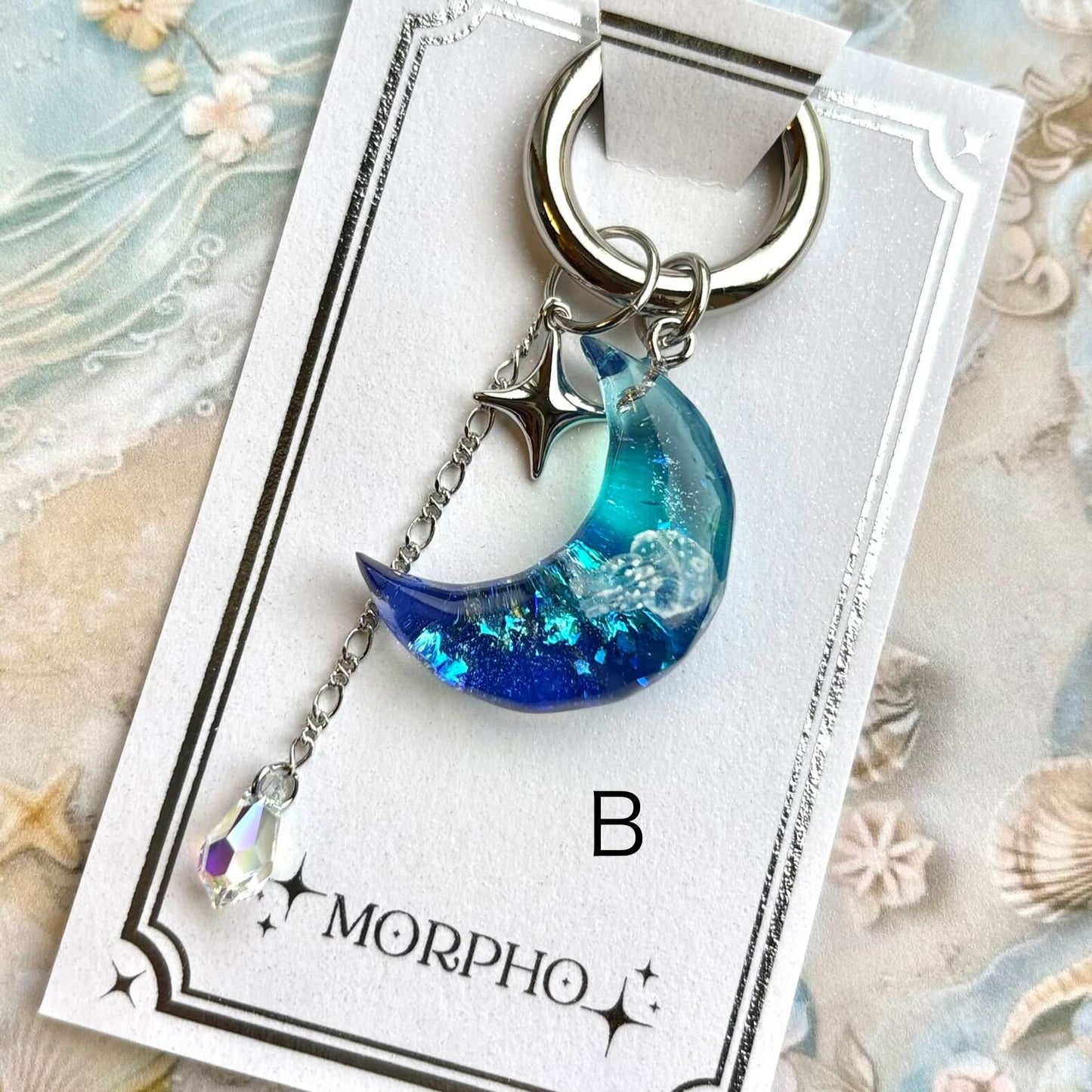 星海月のバッグチャーム