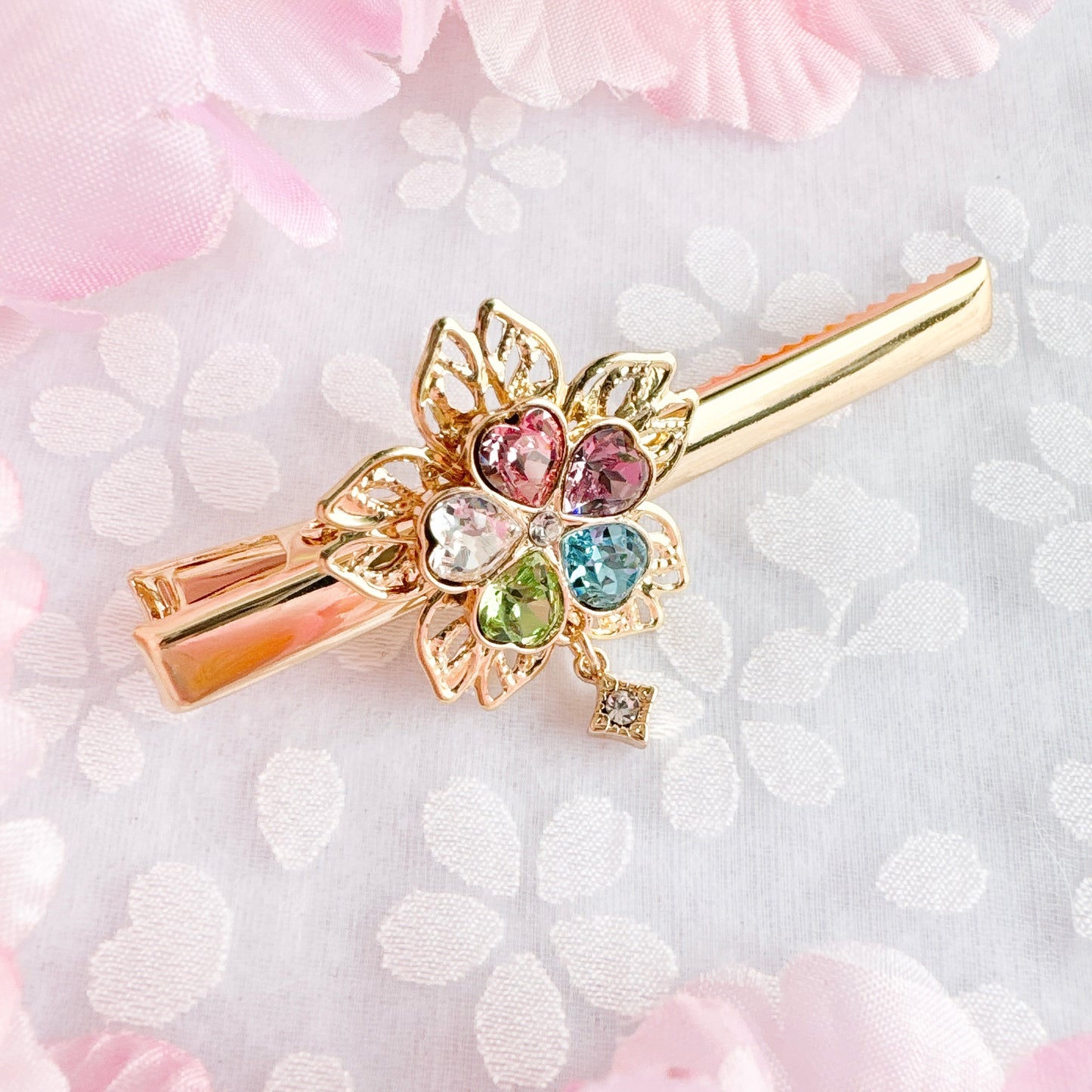 Sakura Prism　Keyペンダント/ヘアクリップ/リング