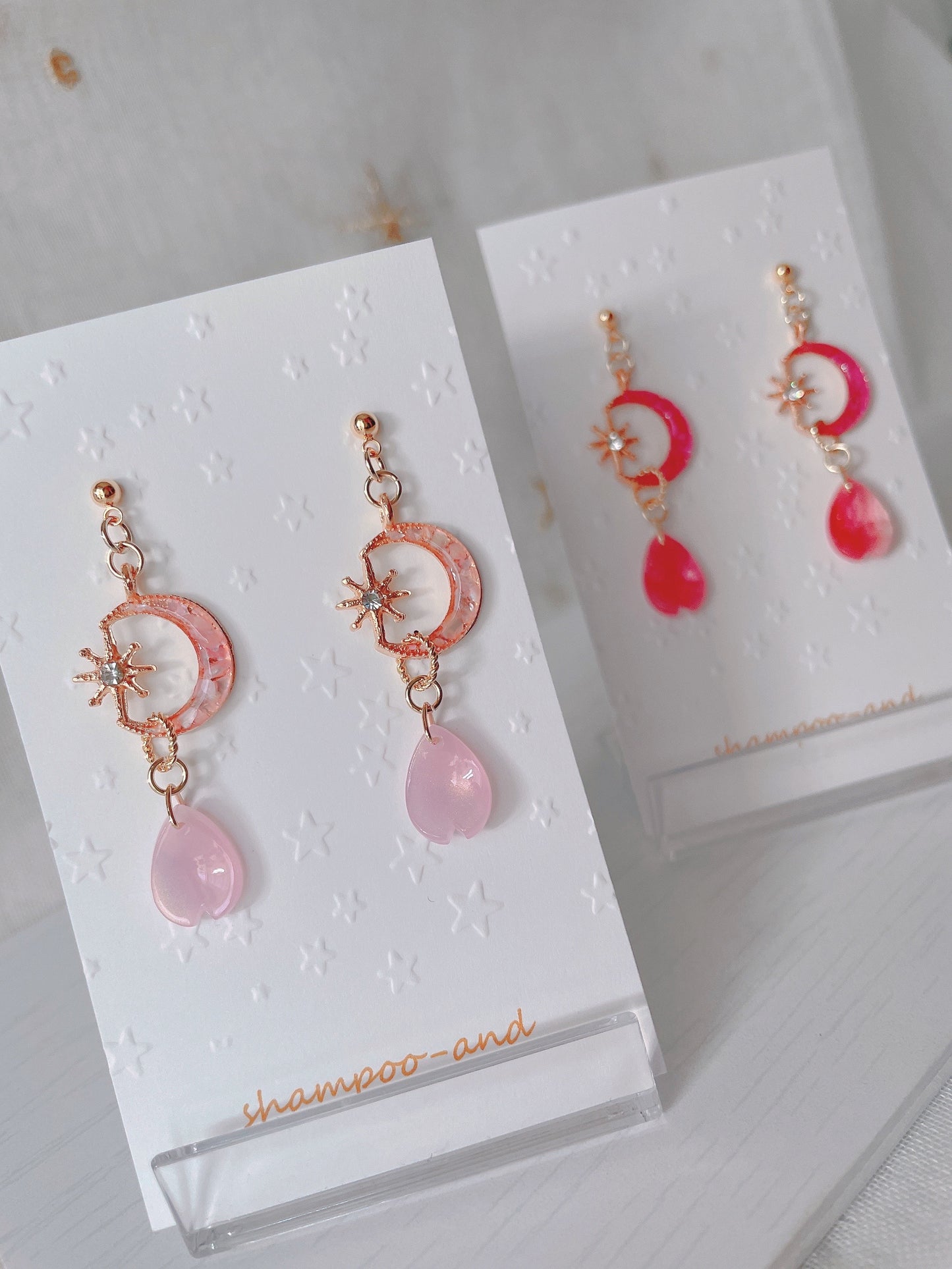 桜月夜　耳飾り