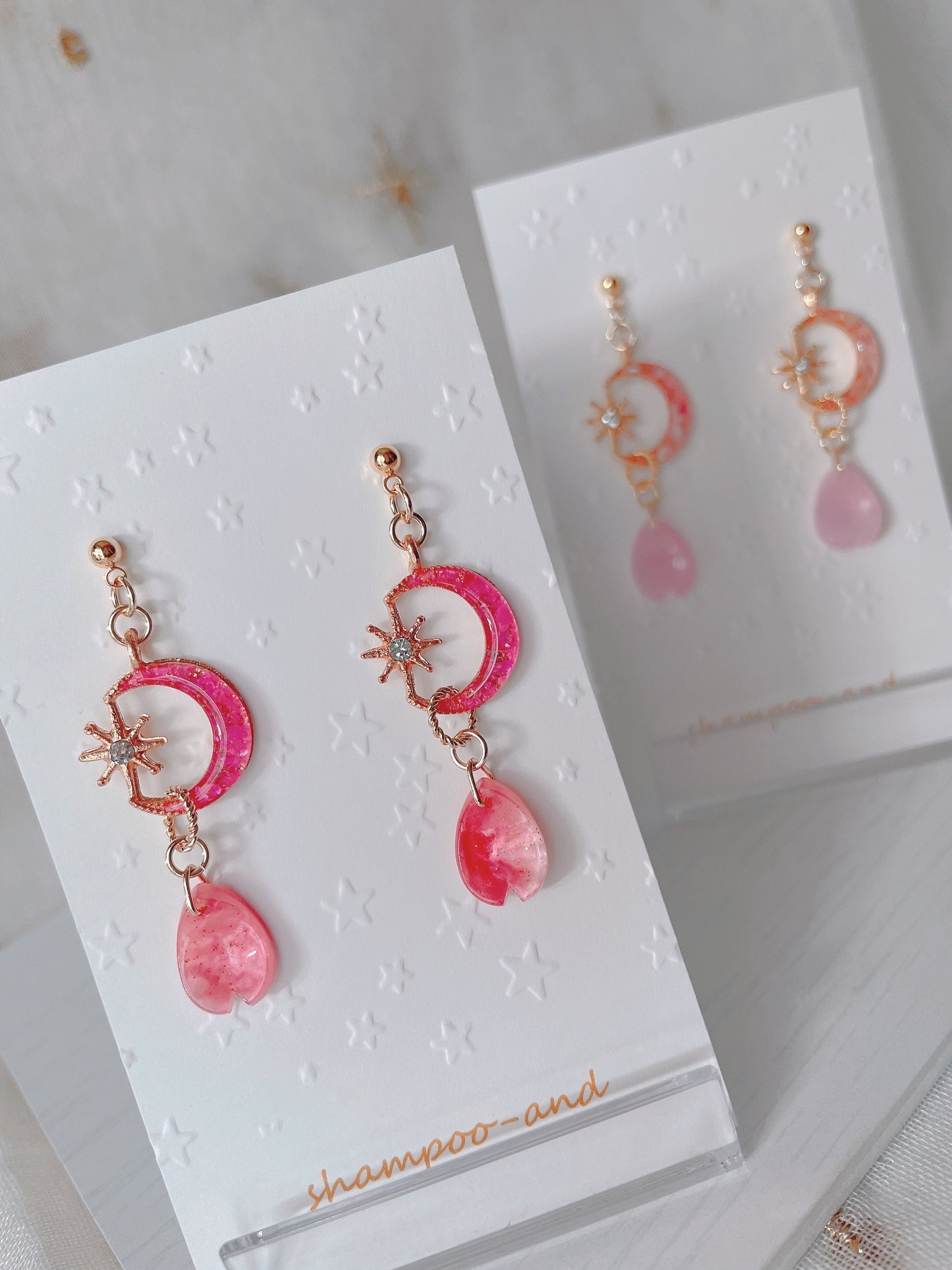 桜月夜　耳飾り