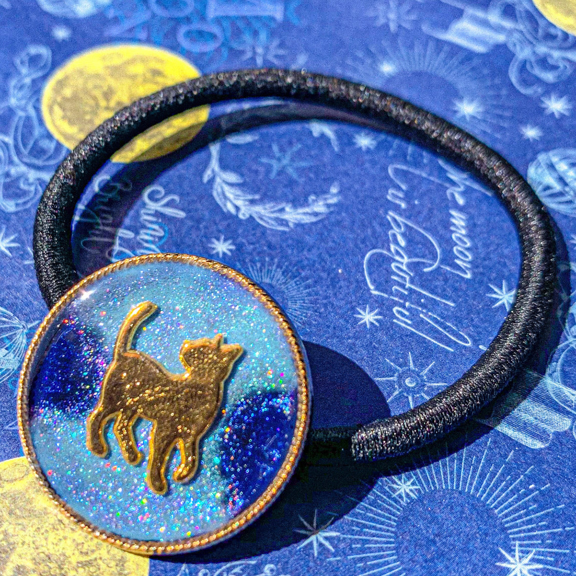 織姫猫・彦星猫の恋する天の川 〜 ヘアゴム – 宙フェス夜市