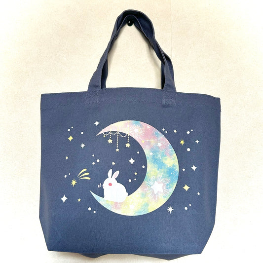 トートバッグ＊三日月うさぎ