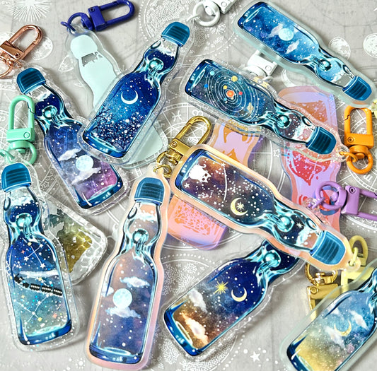 宙色ラムネアクリルキーホルダーガチャ