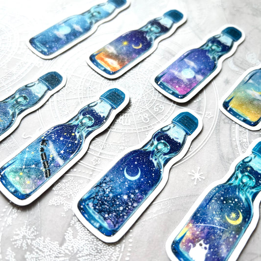 宙色ラムネフレークシールセット