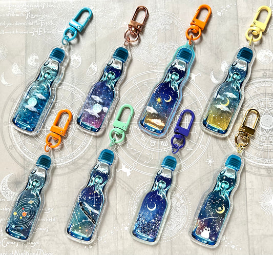 宙色ラムネアクリルキーホルダーガチャ