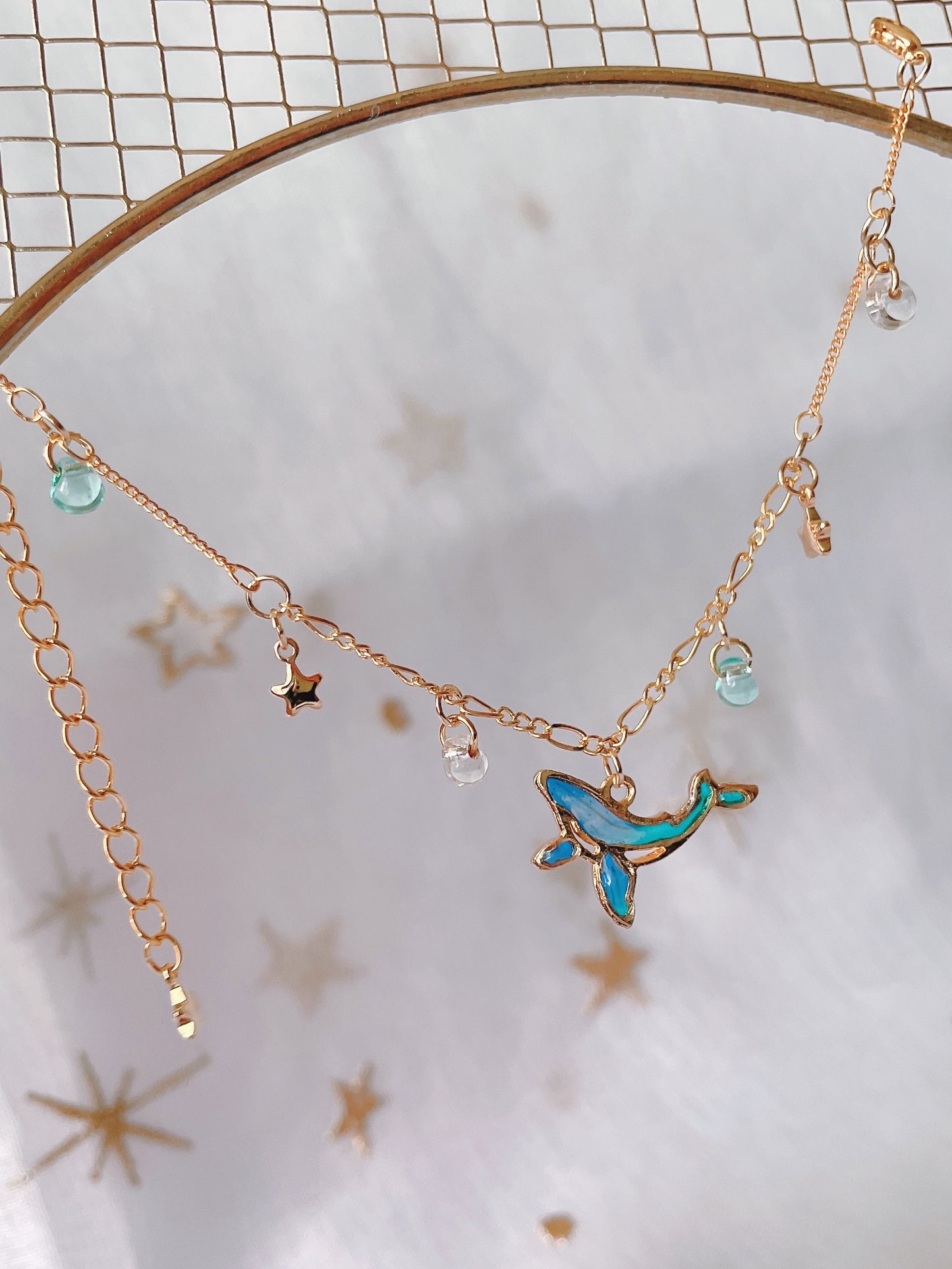 星巡るくじら　ブレスレット