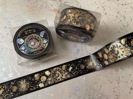 箔押しマスキングテープ*星月詠みの果てない夜