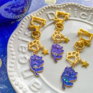 にゃんたま🌕 宇宙猫キーホルダー – 宙フェス夜市