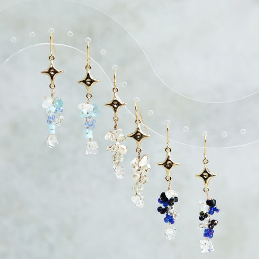 ひとすじの光ピアス/イヤリング