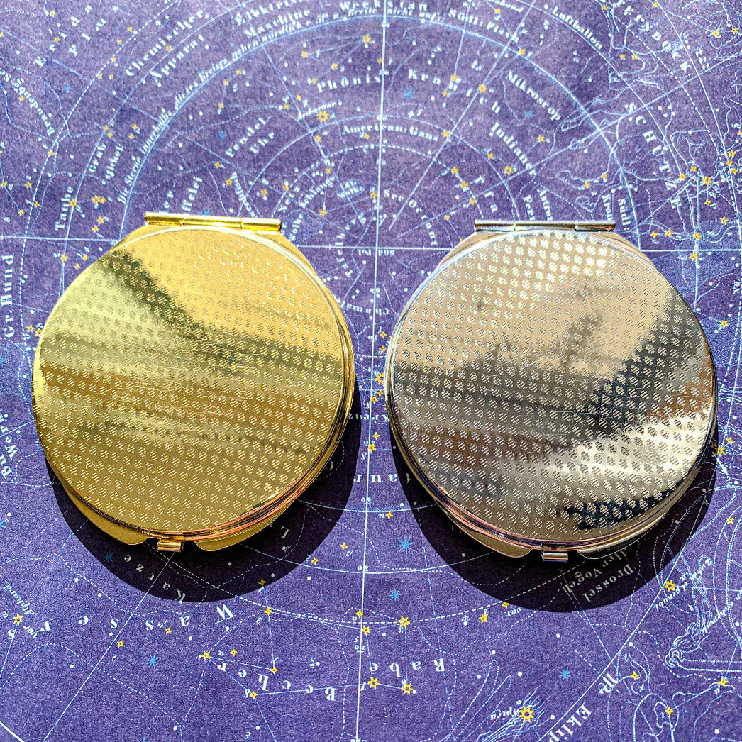 〜 織姫猫・彦星猫の恋する天の川 〜 コンパクトミラー