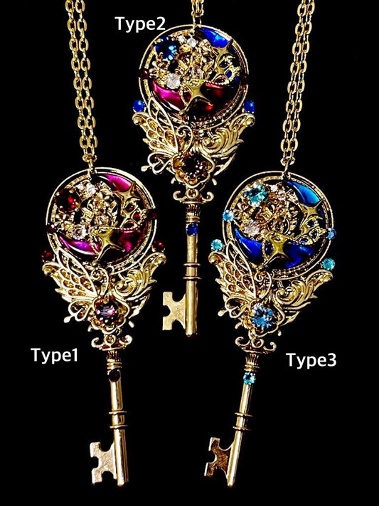 魔法の月鍵ネックレス
～真夜中の煌めき～