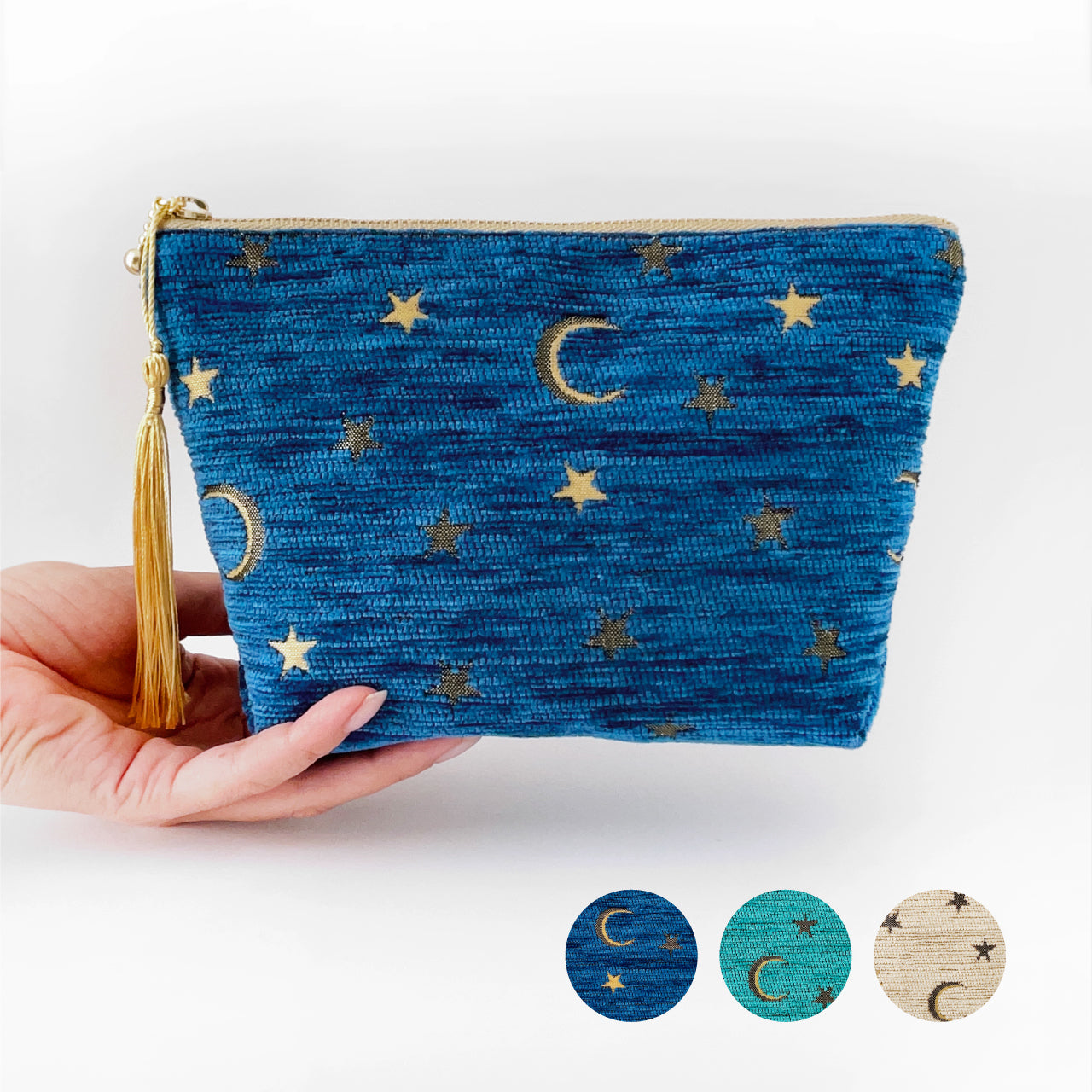 Arabian Night｜マチ付きポーチ(L)