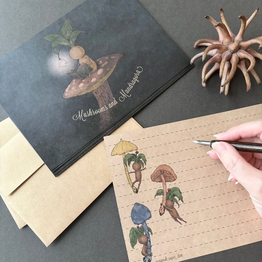 キノコとマンドラゴラ レターセット