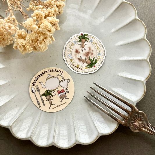 マンドラゴラのお茶会 ステッカー2種セット