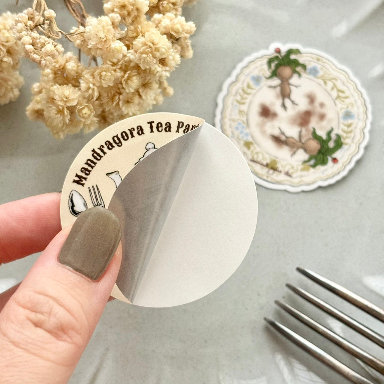 マンドラゴラのお茶会 ステッカー2種セット