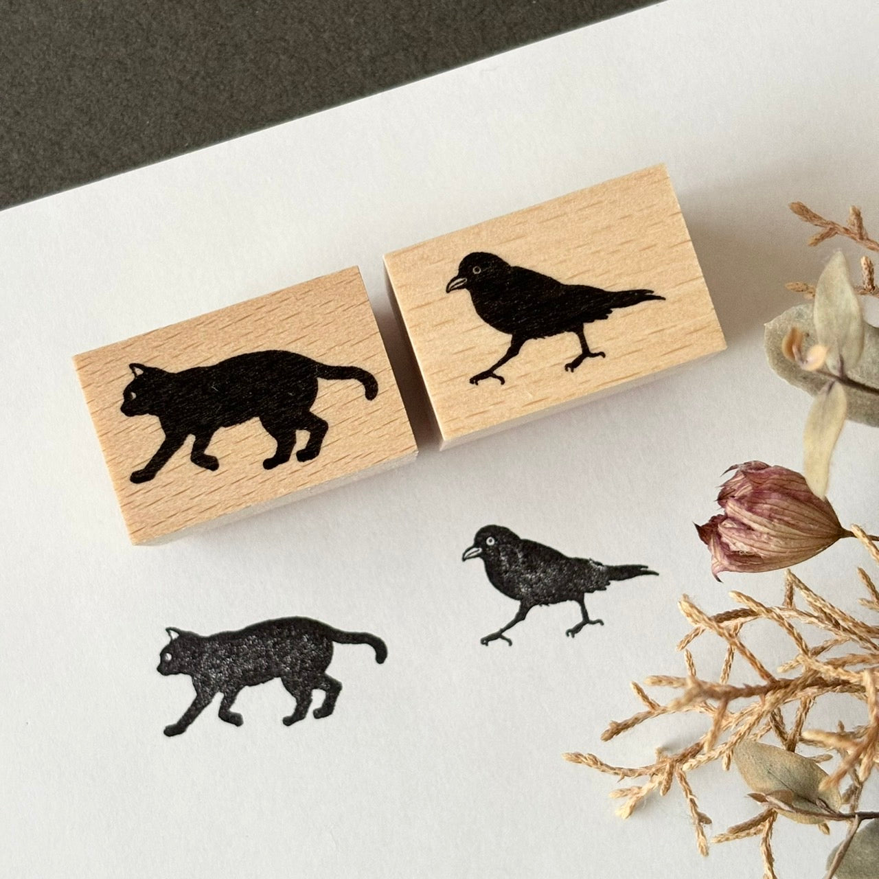 魔女の庭　ヴィヴィとアル　ウッドマウントスタンプセット