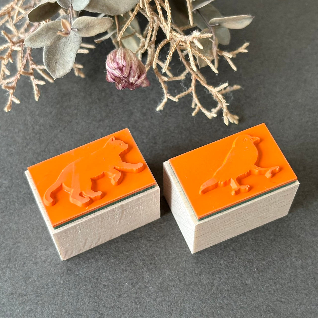 魔女の庭　ヴィヴィとアル　ウッドマウントスタンプセット