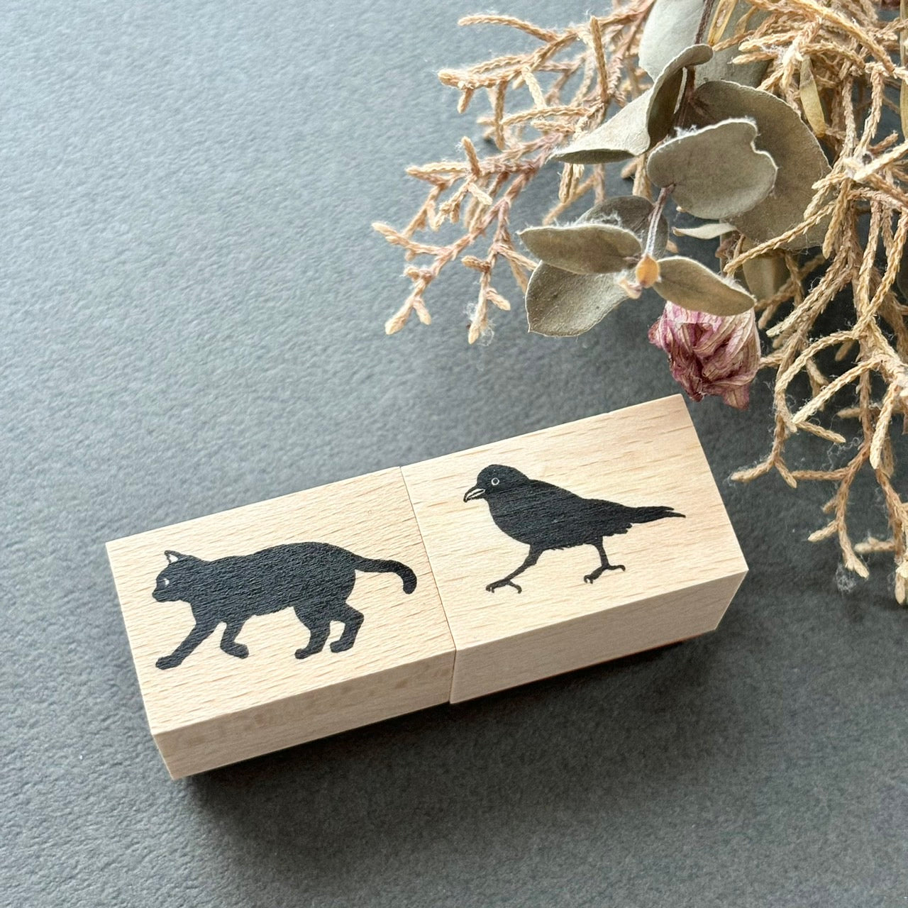 魔女の庭　ヴィヴィとアル　ウッドマウントスタンプセット