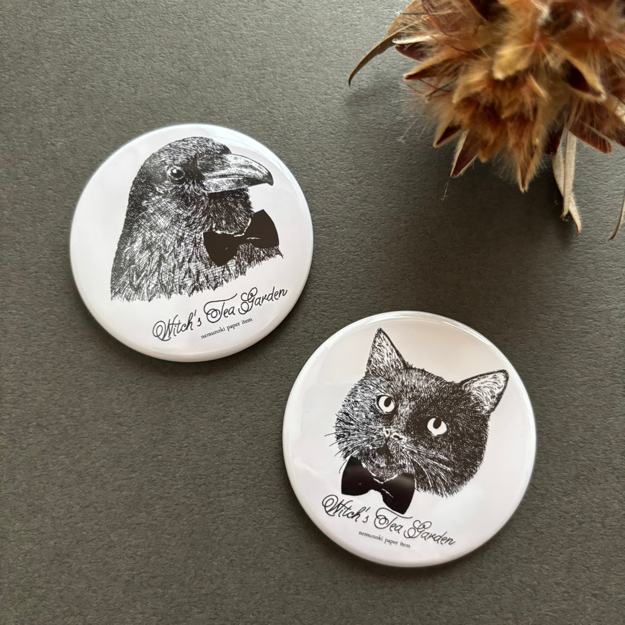 魔女の庭　おめかしヴィヴィとアルのミニラウンドミラー