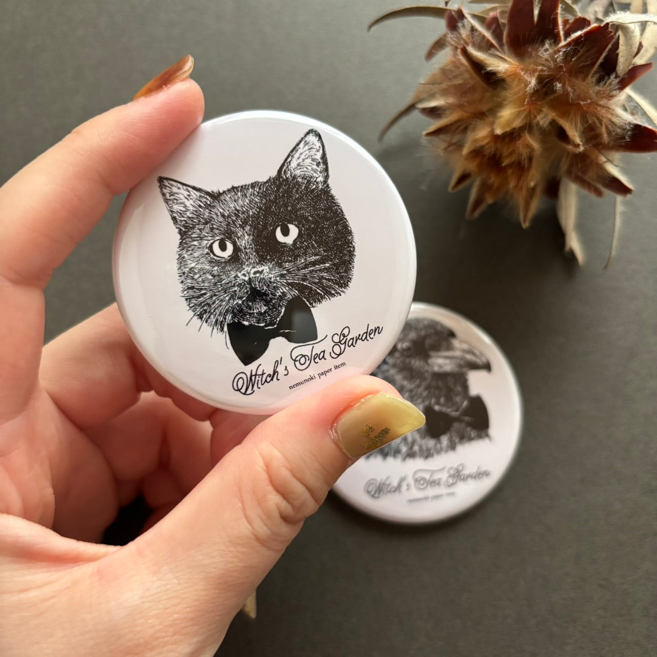 魔女の庭　おめかしヴィヴィとアルのミニラウンドミラー