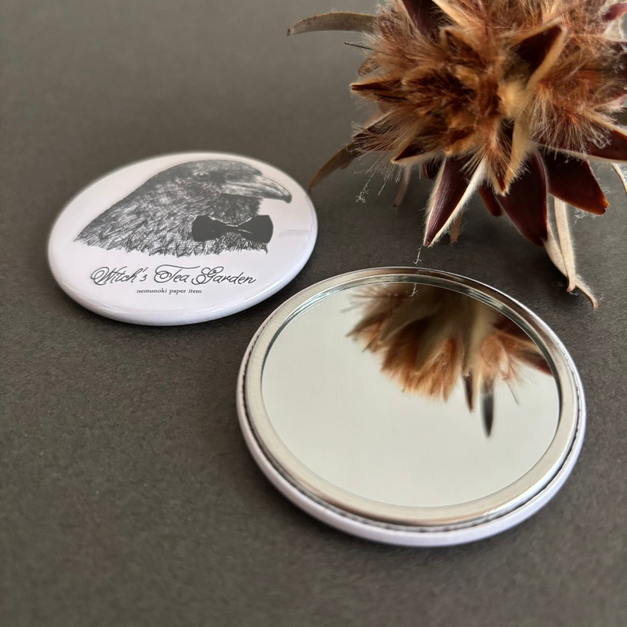 魔女の庭　おめかしヴィヴィとアルのミニラウンドミラー