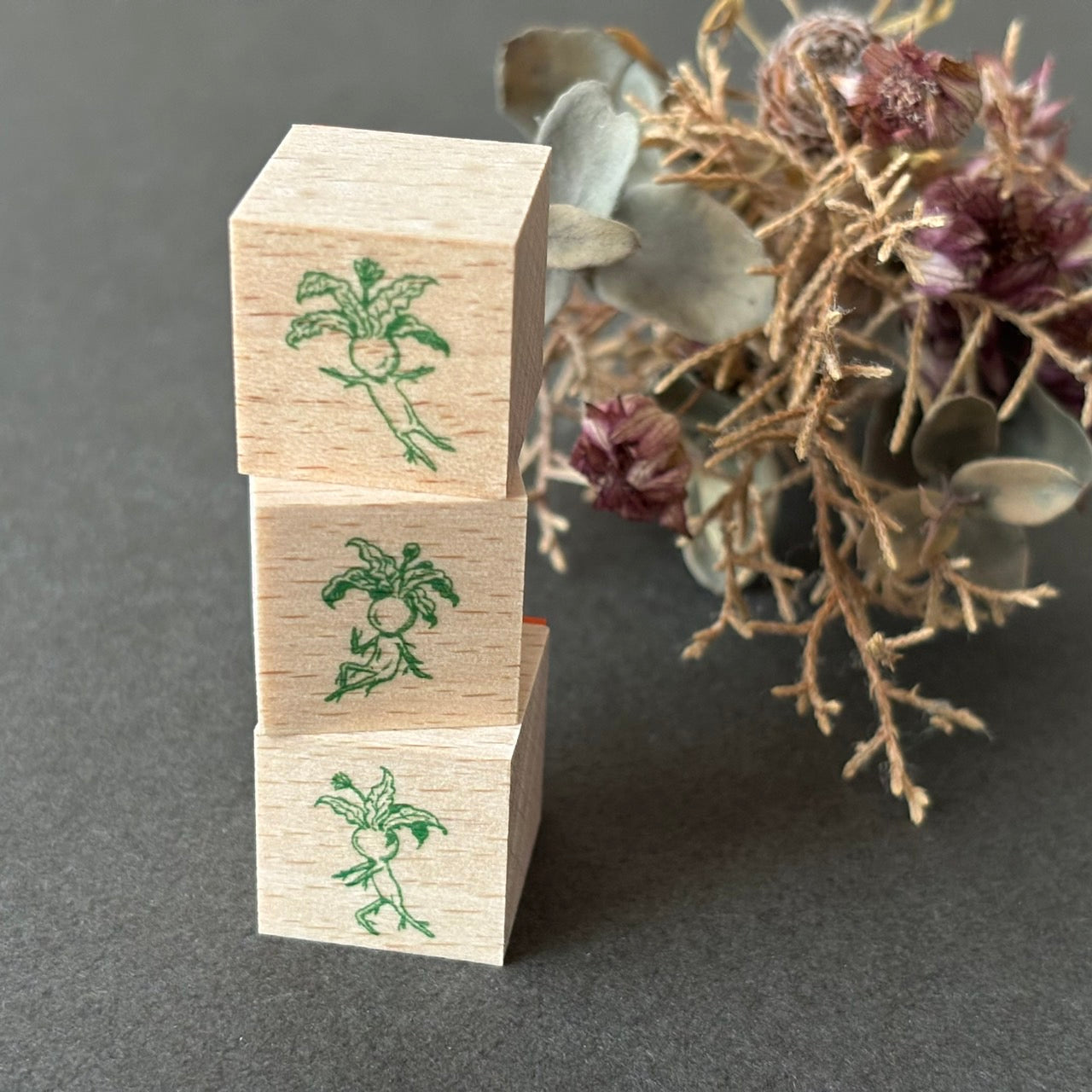 マンドラゴラズ　ウッドマウントスタンプセット：A