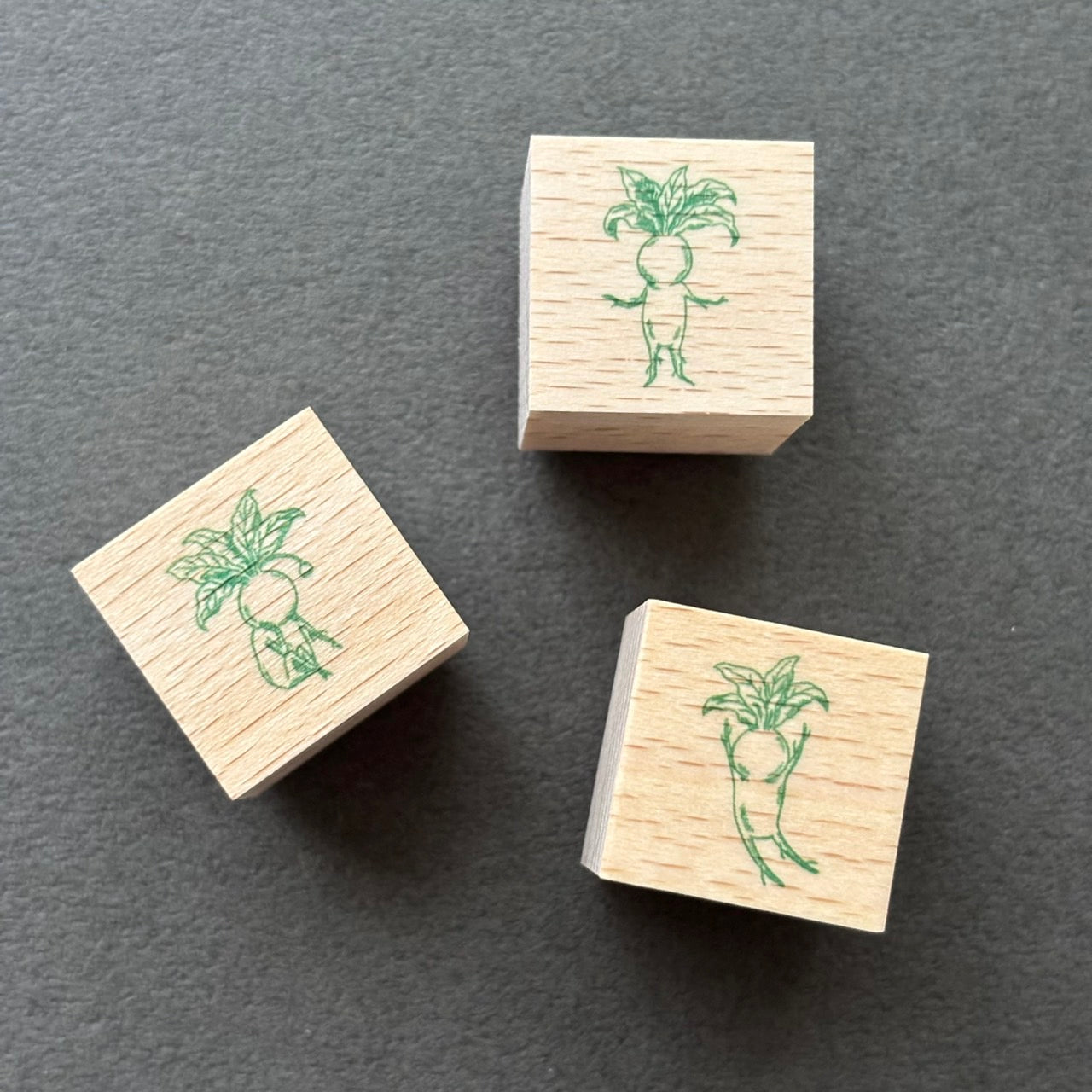 マンドラゴラズ　ウッドマウントスタンプセット：B