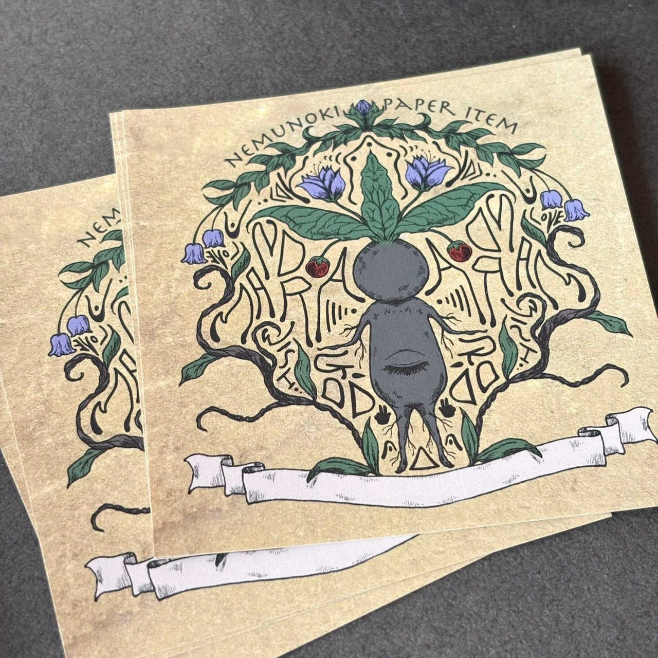 マンドラゴラの神様 メモペーパー60枚セット