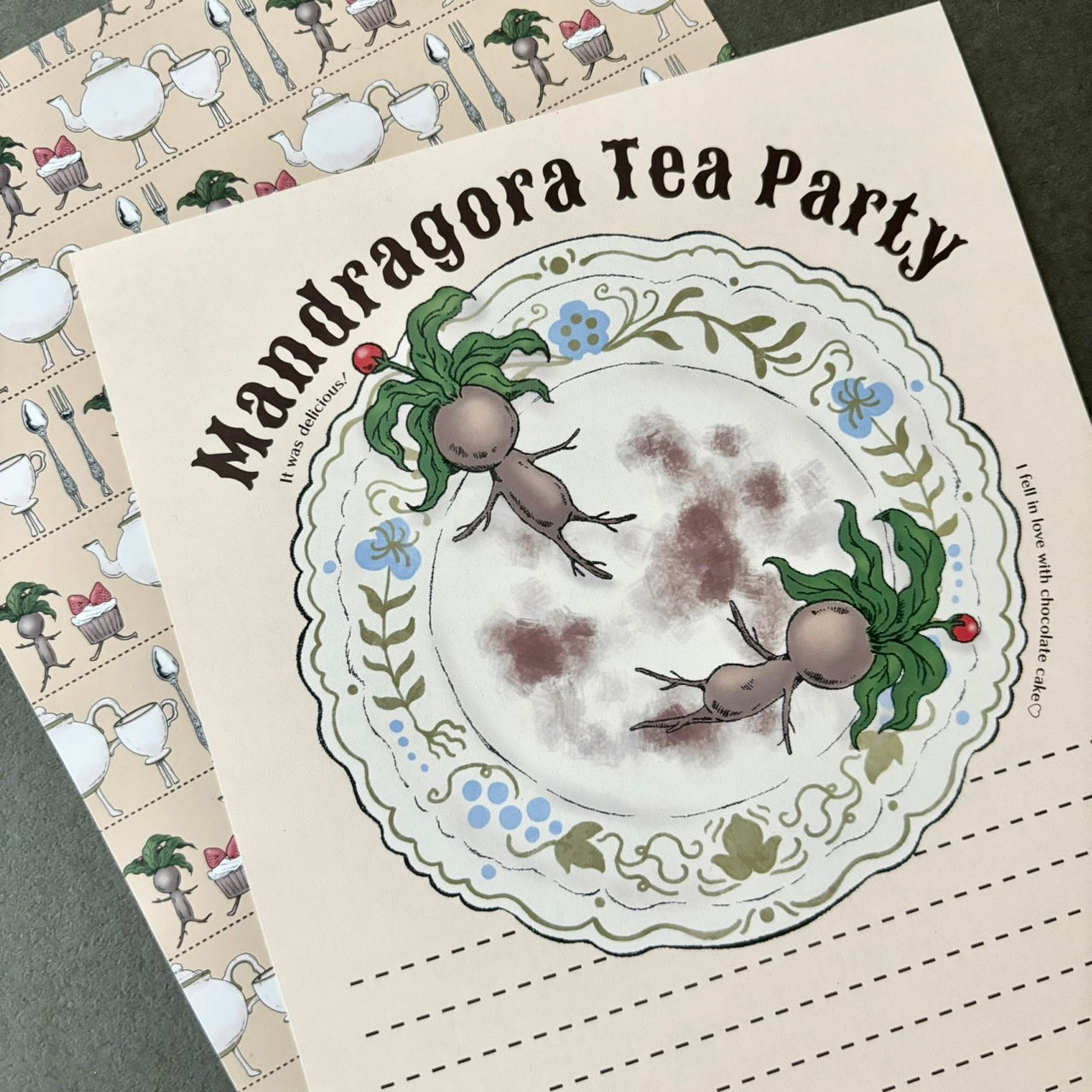 マンドラゴラのお茶会 レターセット