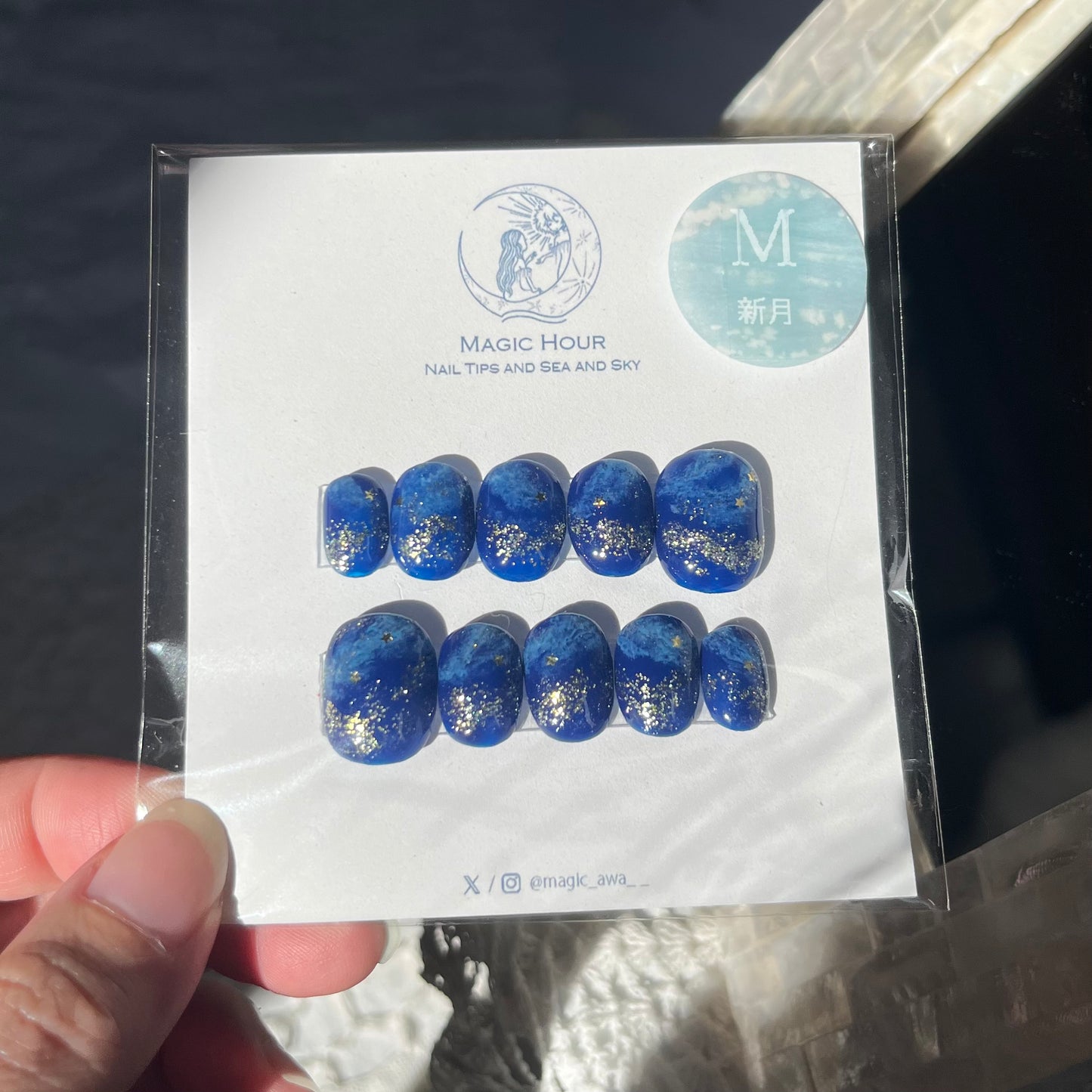 ネイルチップ「新月」