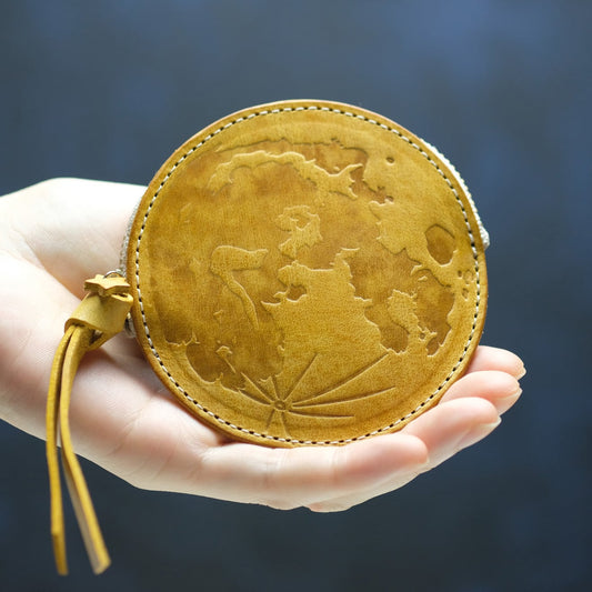 Leather Moonコインケース〈満月〉