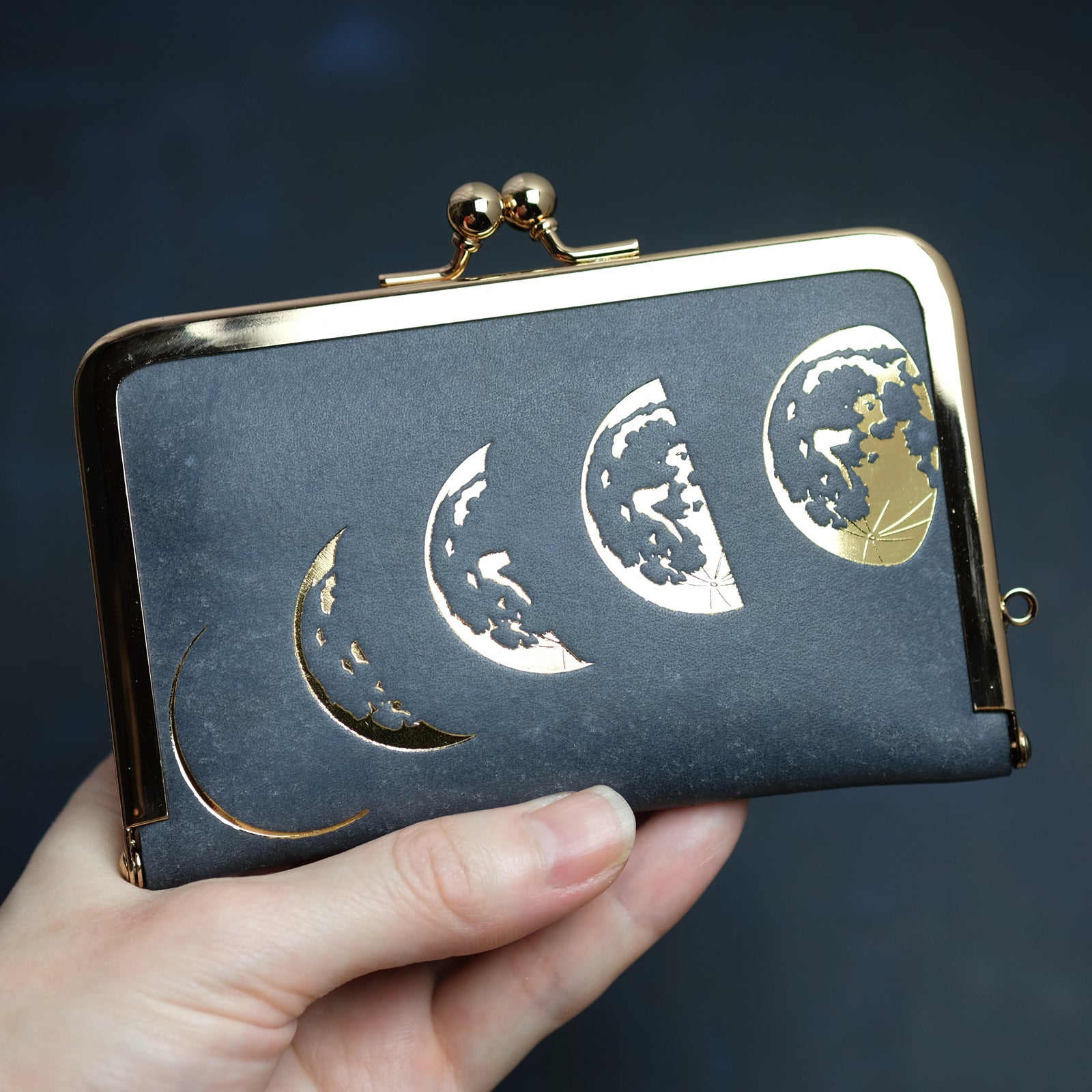 デザフェス　オーケイルナ　okayluna 三日月　ケース Leather Moonコインケース〈新月〉 – 宙フェス夜市