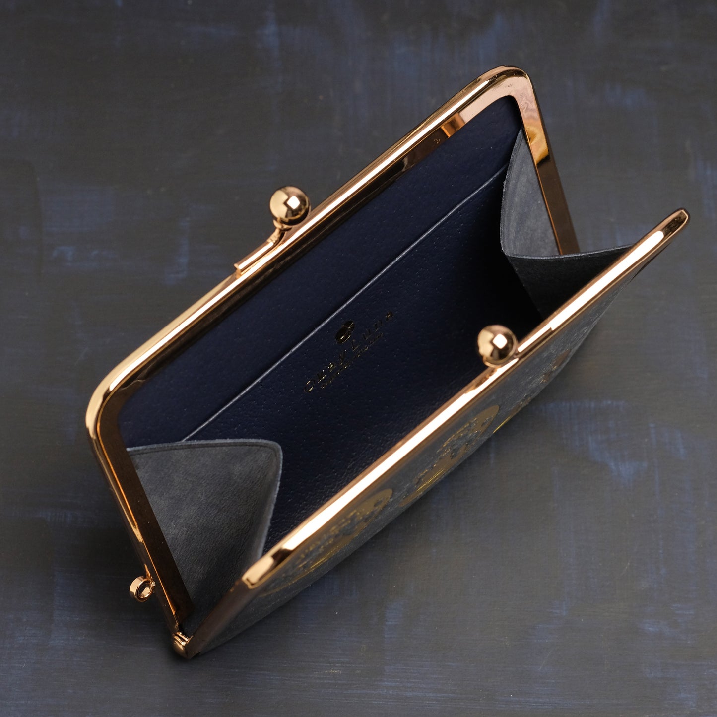 月の満ち欠け がま口カードケース