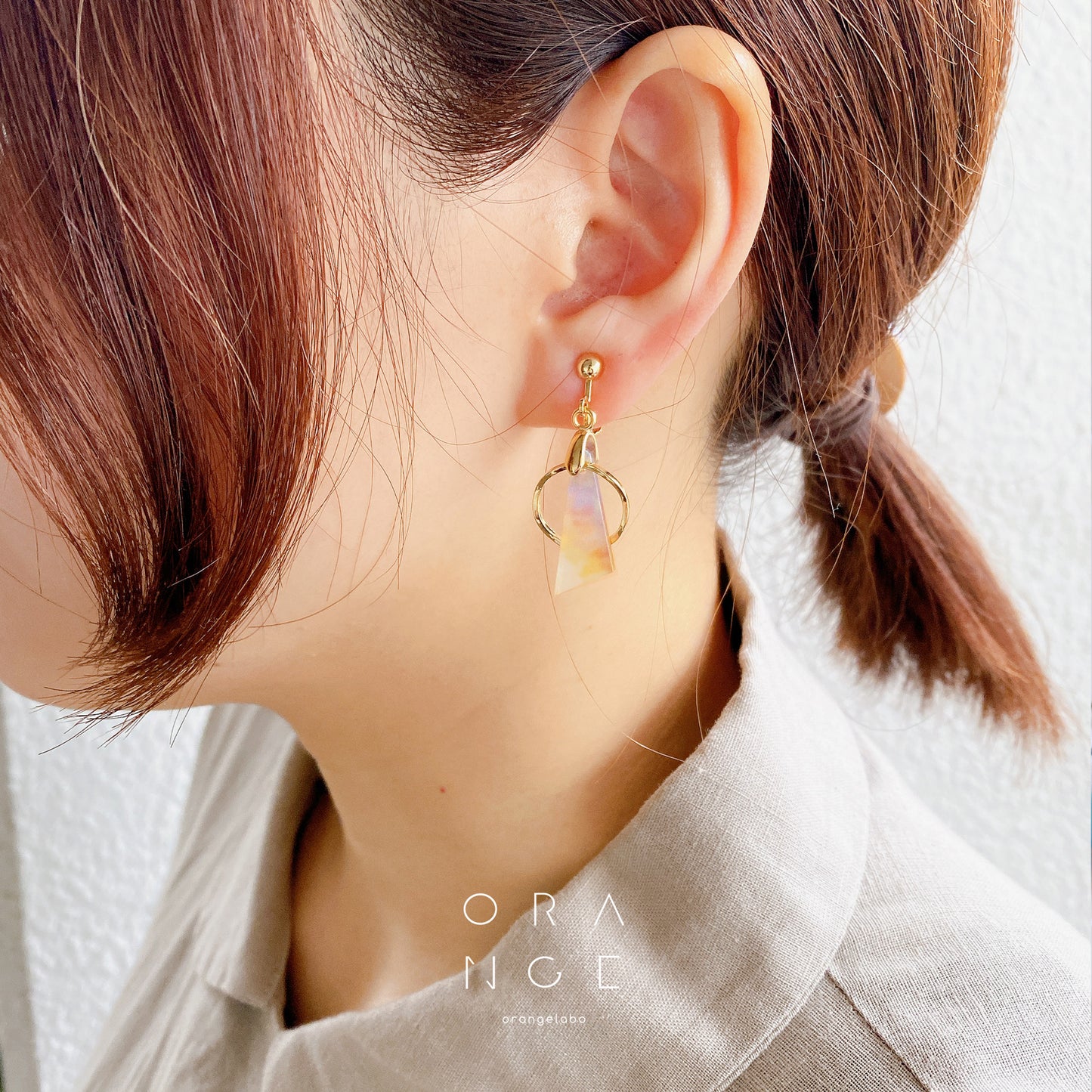 空の大三角形　ピアス/イヤリング