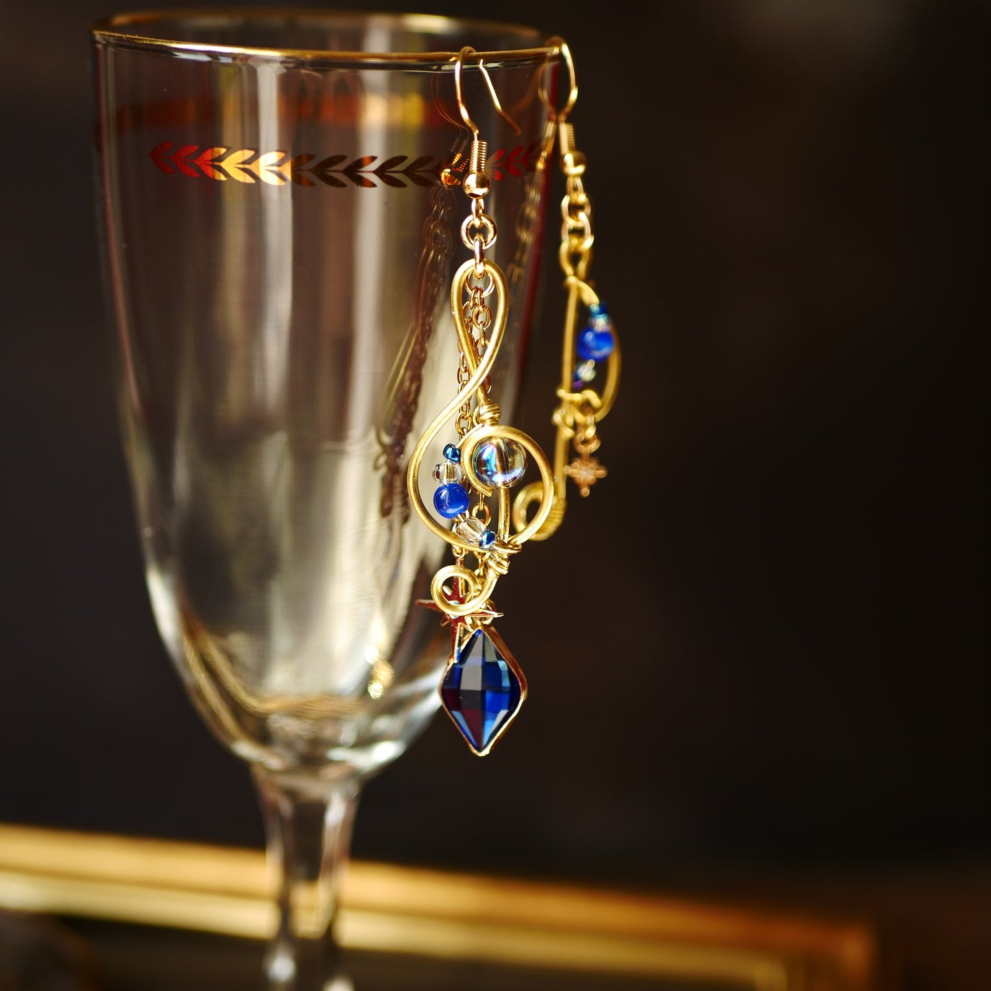 「starry melody」　耳飾り